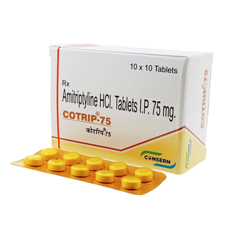 Amitriptyline 75 mg 30 tabs