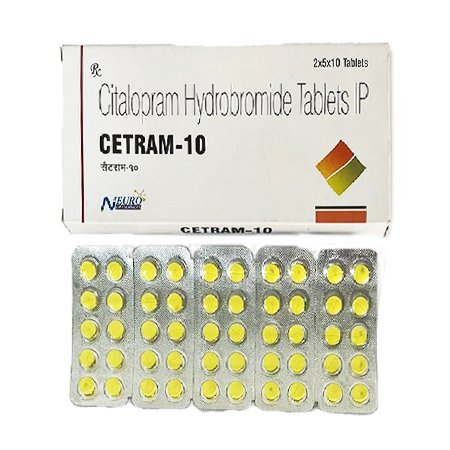 Citalopram (Cetram) 10 mg 30 tabs