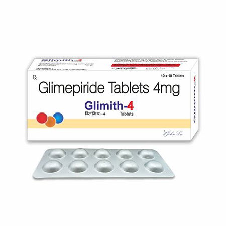 Glimepiride 4 mg 180 tabs