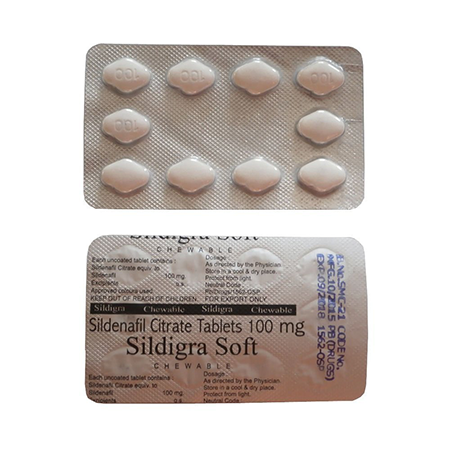 Sildenafil Soft 100 mg 90 tabs
