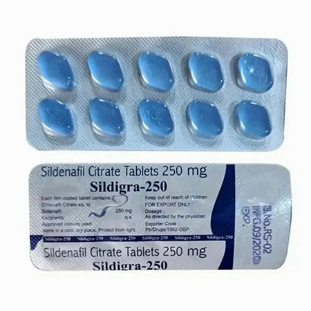 Sildenafil 250 mg 360 tabs