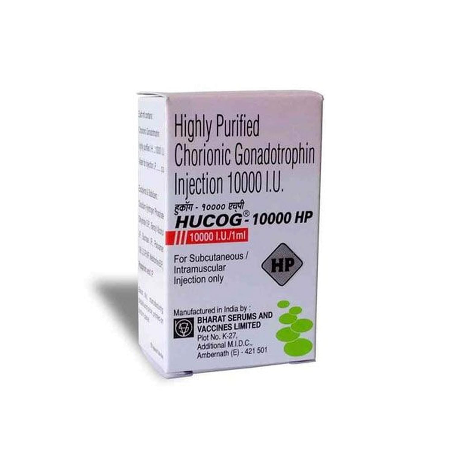 HUCOG 10000 IU 1 VIAL