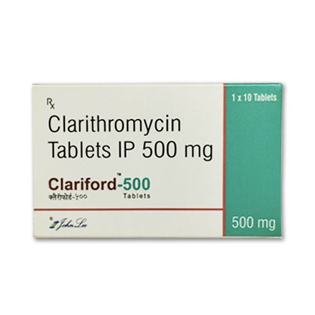 Clarithromycin 500 mg 60 tabs