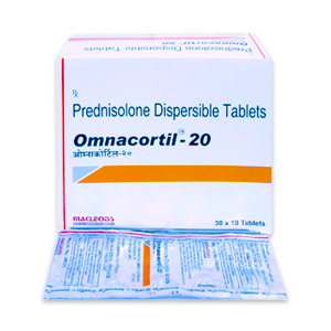 Prednisolone 20 mg 180 tabs