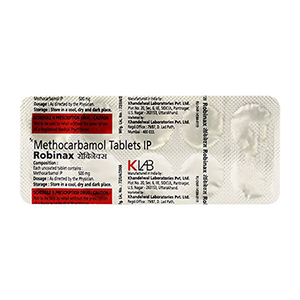 Robaxin 500 mg 30 tabs