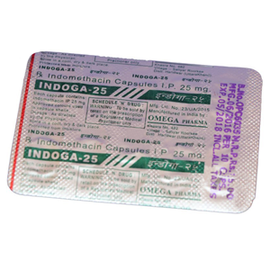 Indomethacin (Indoga-25) 25 mg 90 caps