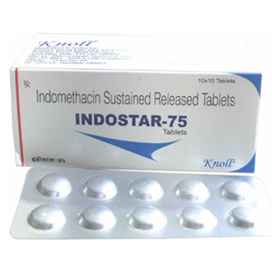 Indomethacin (Indostar-75) 75 mg 30 tabs