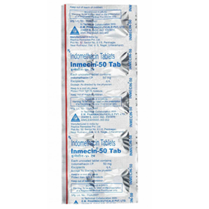 Indomethacin (Inmecin-50) 50 mg 60 tabs