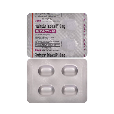 Rizatriptan 10 mg 32 tabs