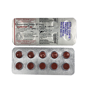 Sumatriptan 50 mg 30 tabs