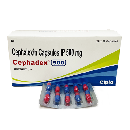 Cephalexin 500 mg 60 tabs