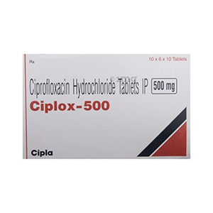 Ciprofloxacin (Ciplox) 500  mg 60 tabs