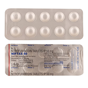 Nitrofurantoin (Niftas) 50  mg 60 tabs