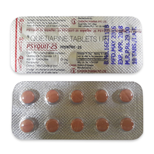 Seroquel 25 mg 60 tabs