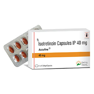 Isotretinoin (Accufine) 40 mg 30 caps