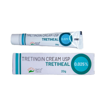 Tretiheal Cream 0.025% 6 tubes