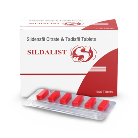Sildalist (Sildenafil & Tadalafil) 100/20 mg 120 tabs