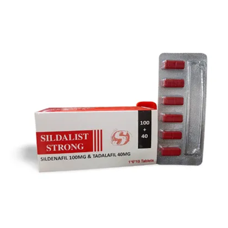Sildalist Strong (Sildenafil & Tadalafil) 100/40 mg 30 tabs