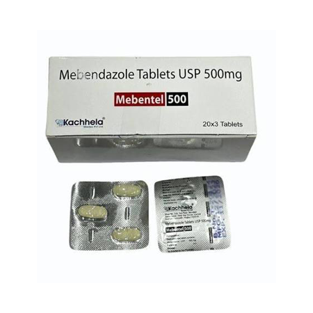 Mebental (Mebendazole) 500 mg 102 tabs